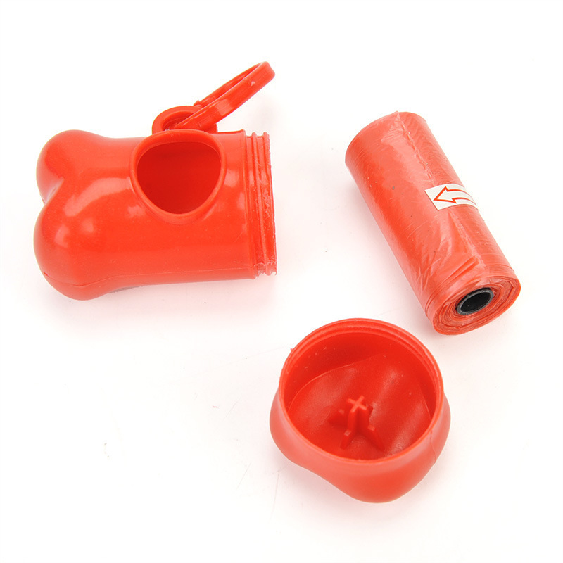 Suministro directo de fábrica gato y perro suministros de limpieza mascota bolsa de basura portátil dispensador de hueso bolsa traje de baño