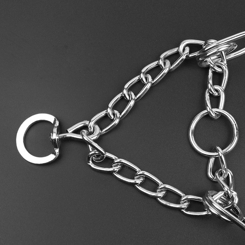 Manufacturer metal iron detachable dog training chain stimulation neck collar collar pet supplies dog necklace