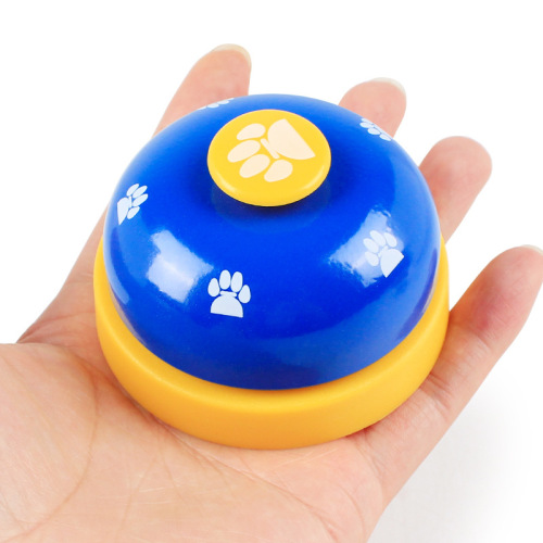Dog Training Supplies Color Matching Footprints Fun Bell Dog Training Device Meal Bell Pet Training Device Dog Training Toys Wholesale