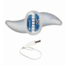 炫彩骑士USB充电S形全彩7灯30变自行车钢丝灯风火轮D102R