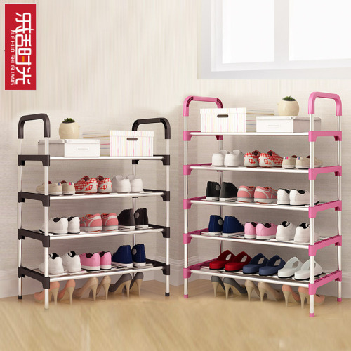 Simple shoe rack multi-layer household economical storage cabinet shoe cabinet space-saving assembly dormitory small shoe rack