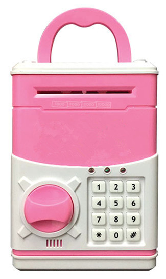 Hucha automática musical en forma de cajero ATM, caja fuerte eléctrica con clave, regalo creativo