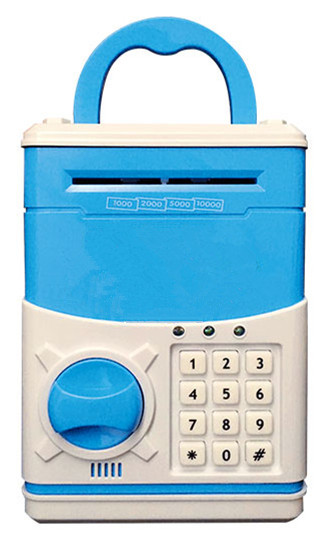 Hucha automática musical en forma de cajero ATM, caja fuerte eléctrica con clave, regalo creativo