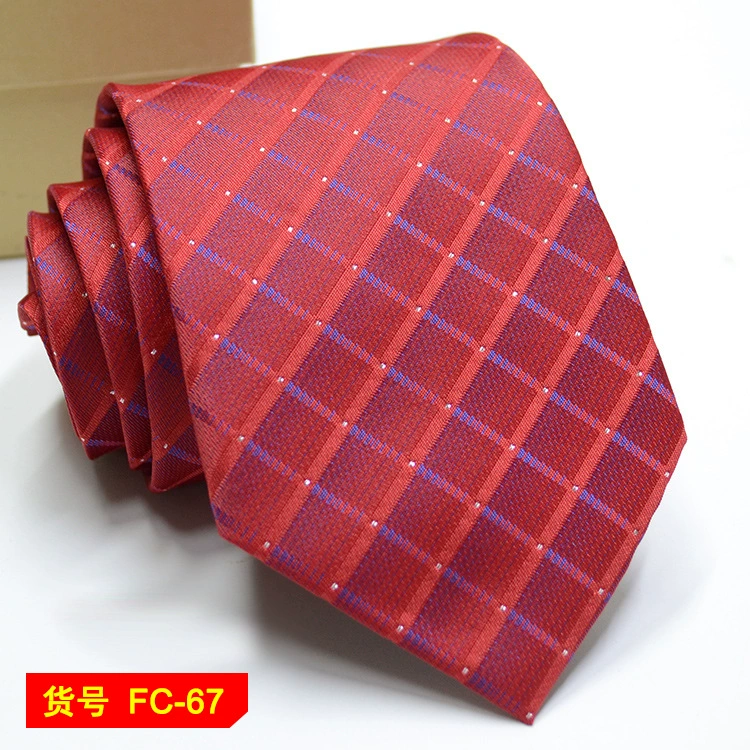 Men's tie wholesale new spot business solid color striped 8C arrow blooming tie can be added to LOG