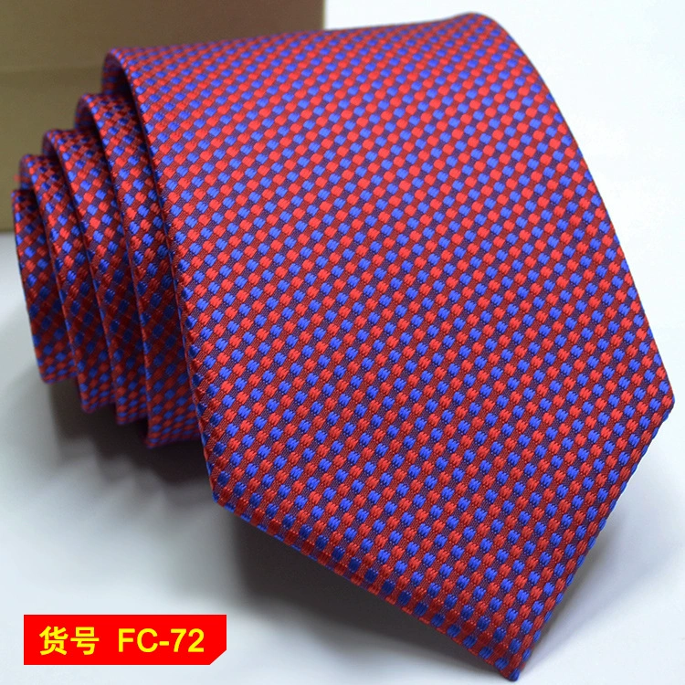 Men's tie wholesale new spot business solid color striped 8C arrow blooming tie can be added to LOG