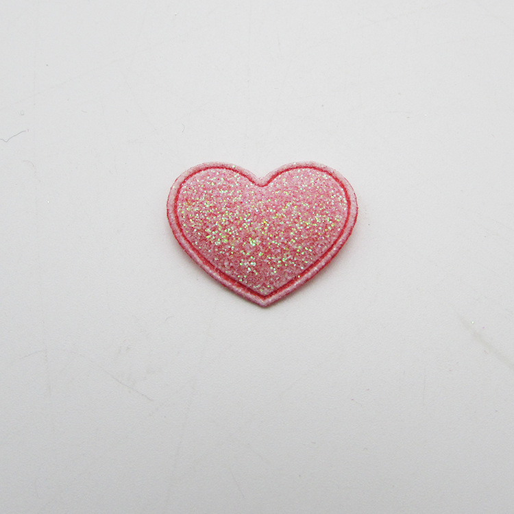Estilo coreano oro rosa amor tela pegatinas accesorios para el cabello de los niños tocado hecho a mano DIY alas de Ángel material accesorios de la tarjeta de hornear