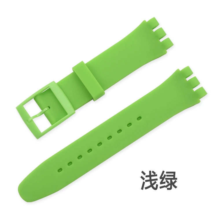 Watch Strap (Swatch) Silicone Three-Prong Multicolour, Sizes 12/16/17/19/20 mm