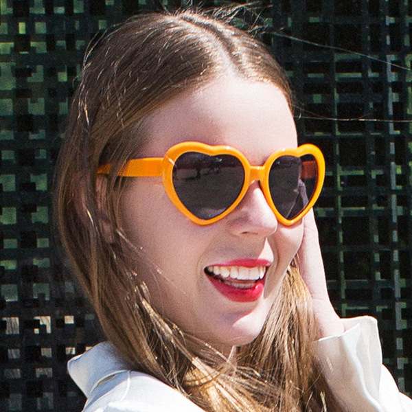 classic glasses heart-shaped