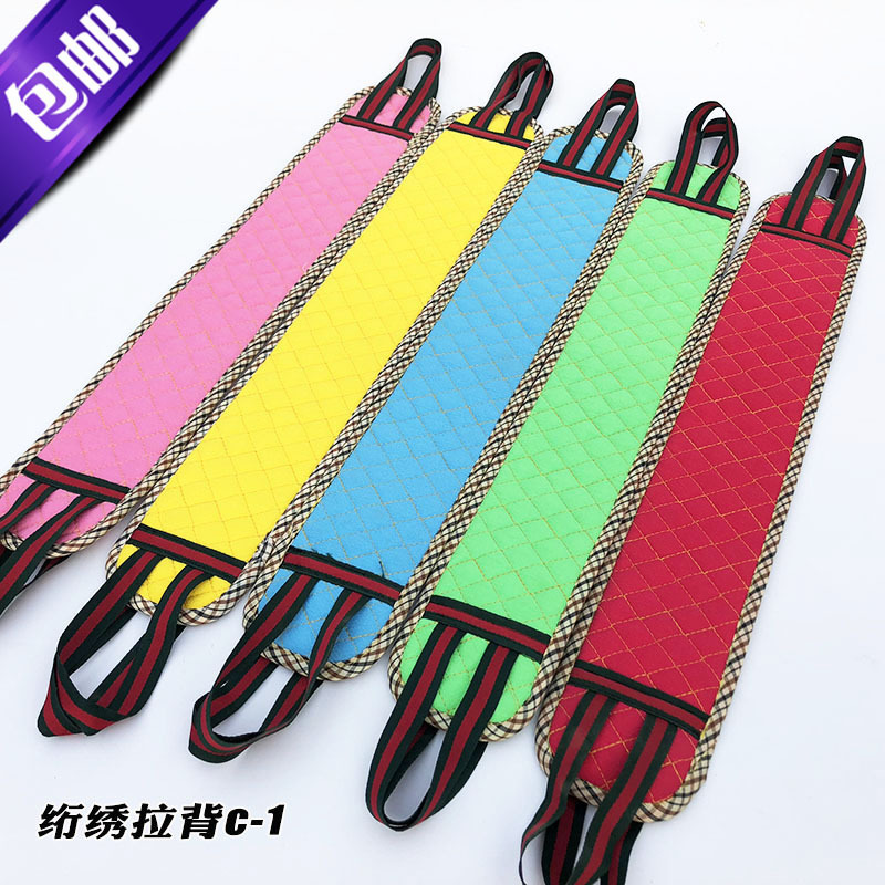 Widened double-belt towel bath towel back strip strong towel decontamination mud exfoliating bath towel artifact