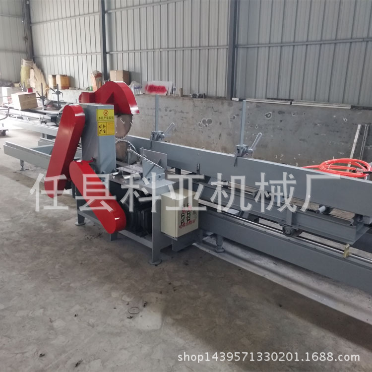 厂家半自动推台锯板材横切半自动推台锯厂家木材加工半自动锯