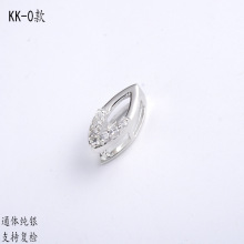 S925���y僰׽���^ˮ���������ʯ���朵����A��DIY�Ʒ���