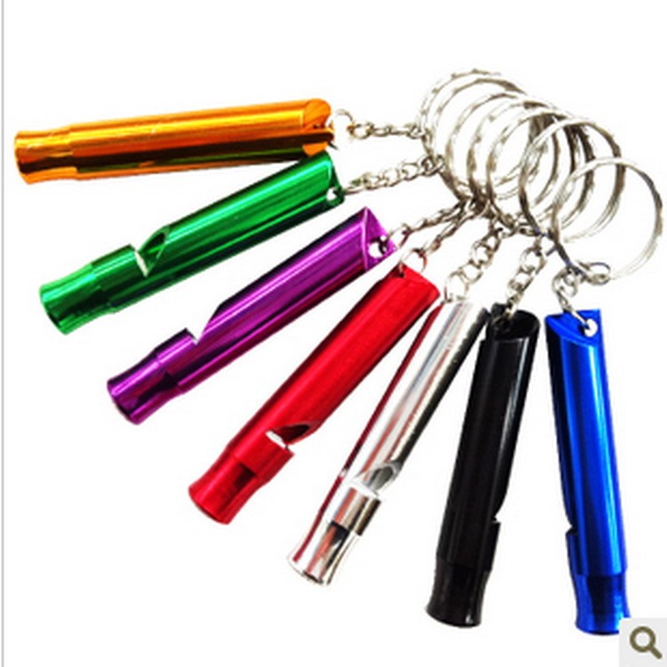 Outdoor Life whistle training whistle aluminum alloy small size whistle life-saving whistle outdoor supplies wholesale