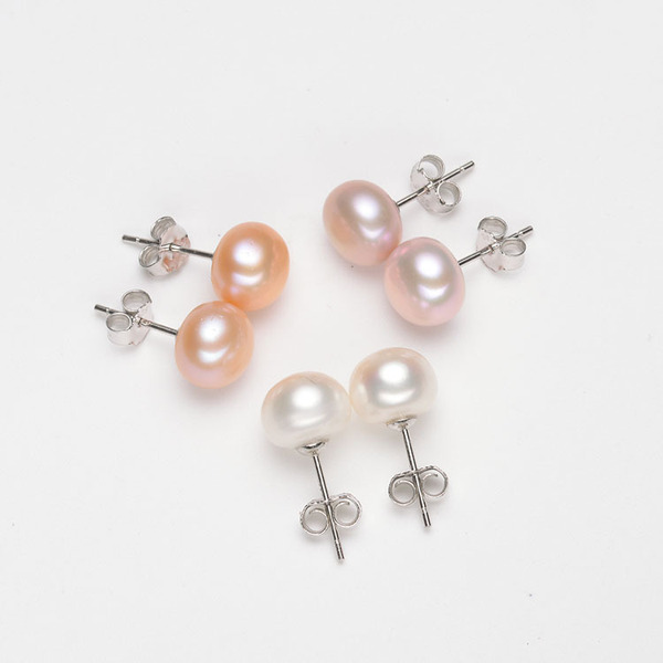 classic earrings from pearl