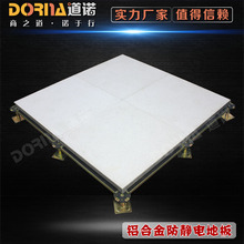 道诺铝合金地板高压铸铝机房防静电地板架空活动铝地板厂家批发