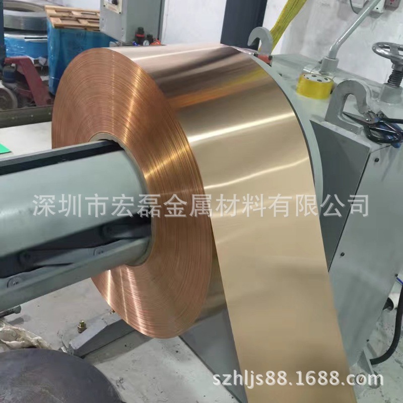 厂家直销 C5191超薄磷铜带 镀镍 镀锡磷铜带 磷铜带加工任意分切