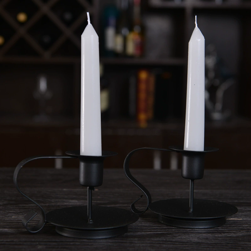 European -style iron dining table candle wedding candlestick candlestick Amazon cross -border candlestick home ornaments