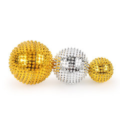 Magnetic massage ball, muscle relaxation finger and foot sole pressure massage spike ball, training hedgehog ball, palm massage ball