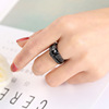 Accessory for beloved, zirconium, ring, jewelry, Aliexpress, wish, European style