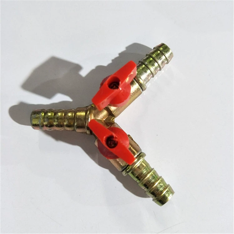 Оптовая газовая Тройная арматура газовая плита с тройником переключателя соединительные строительные материалы трубопроводная арматура ручка клапана Y-образный переключатель