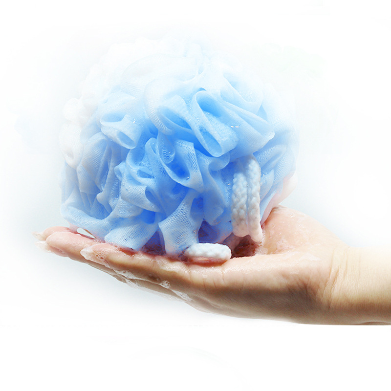 Suministro directo de fábrica gran bola de baño coreana super suave monocromo Flor de baño 20g regalo Flor de baño fija Red de espuma de baño