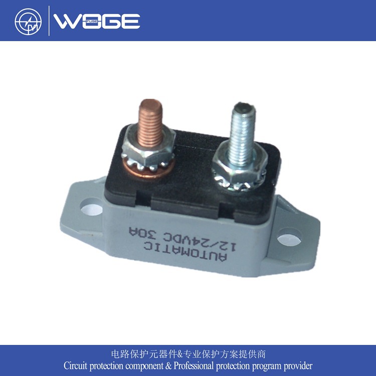 厂家批发电控电流保护器 过载过热保护开关 自动恢复汽车断路器