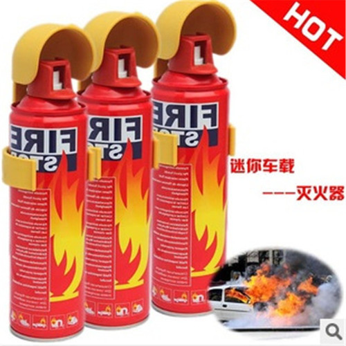 Car fire extinguisher Mini simple car fire extinguisher Auto supplies Foam fire extinguisher 500ML