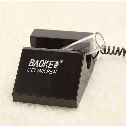 Signature pen Baoke 850 gel pen 0.5mm with pen holder gel pen bank front desk pen