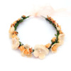 Hair accessory suitable for photo sessions for bride, flowered, for bridesmaid