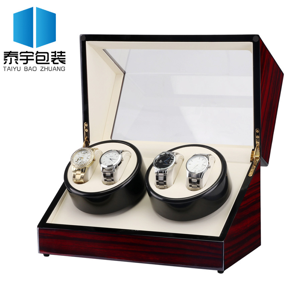 电动马达和4+0电动摇表器自动上链手表盒  摇表器
