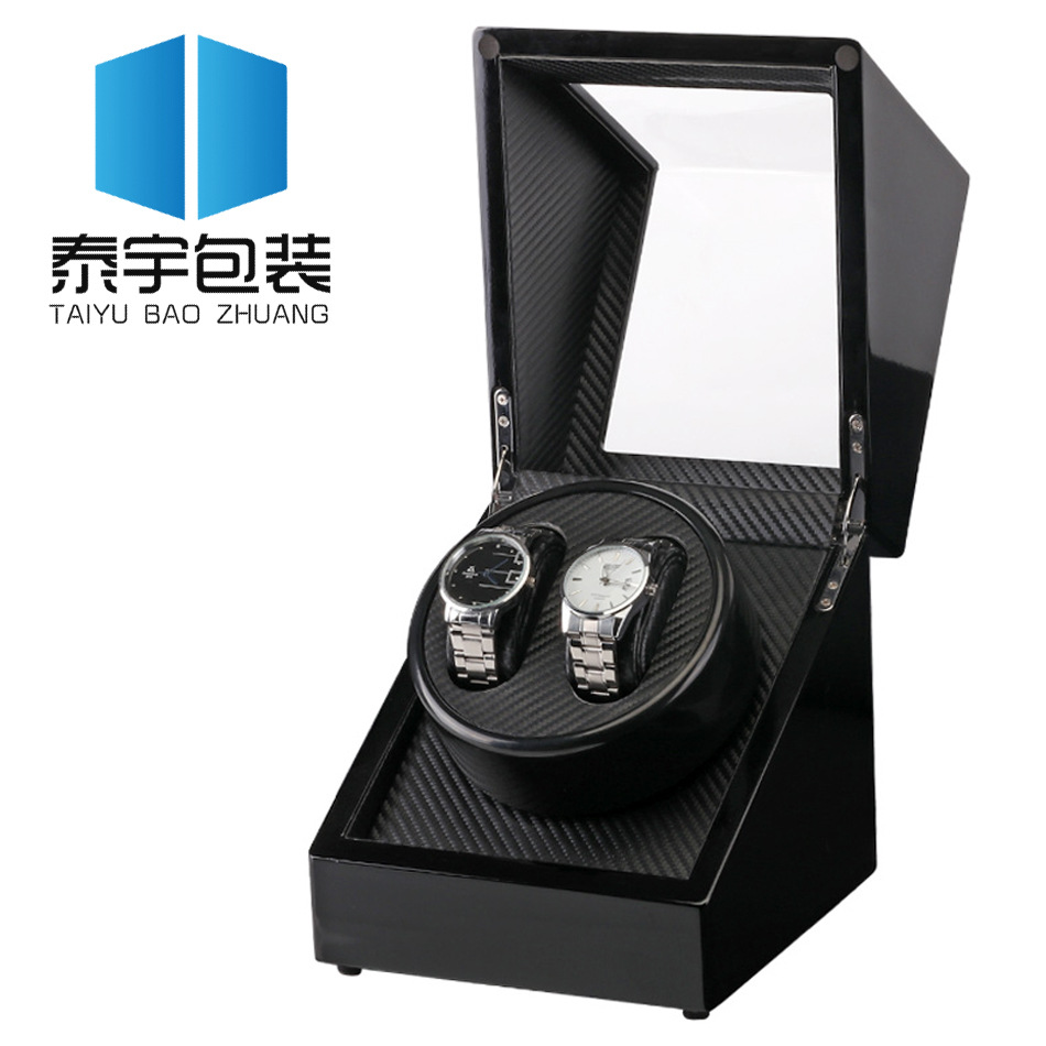 电动马达盒单头内碳纤维电动晃表器watch winder 摇表器