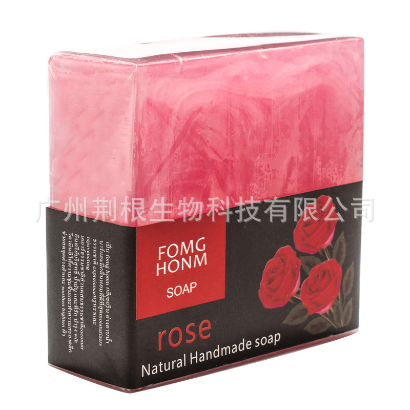 Tailandia, el mismo antiáccaros jabón de lavado de manos, jabón de limpieza de maquillaje, jabón de sal de mar, jabón de aceite de rosa de Tailandia, jabón hecho a mano