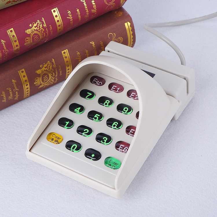 厂家直销非接触式usb密码按键磁卡机贵宾会员IC卡阅读感应器批发