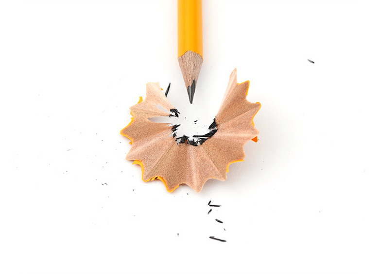 Marco 4200E amarillo varilla hexagonal cabeza de cuero no es fácil de romper lápiz estudiante escritura lápiz HB/2B