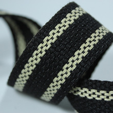 涤棉白色锁边织带厂家直销多规格箱包服装辅料腰带织带