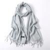 Colored cashmere, thin spring summer scarf, long demi-season keep warm cloak, from Malaysia