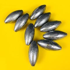 橄欖鉛漁具鉛墜批發橄欖鉛墜中通鉛墜橄欖鉛漁具配件空心鉛中空鉛