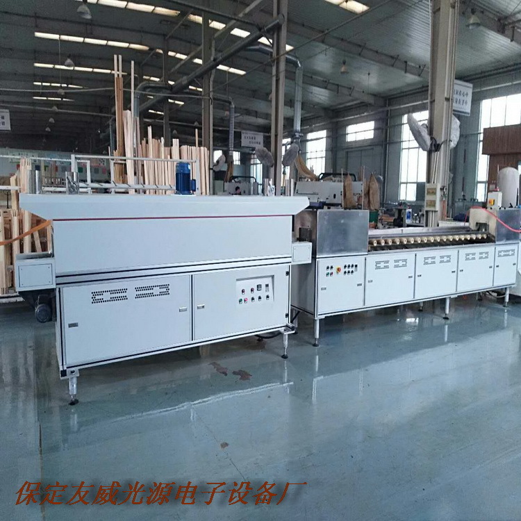 承接板材烘干设备 门窗UV涂装UV上光机 橱柜门板UV固化输送机