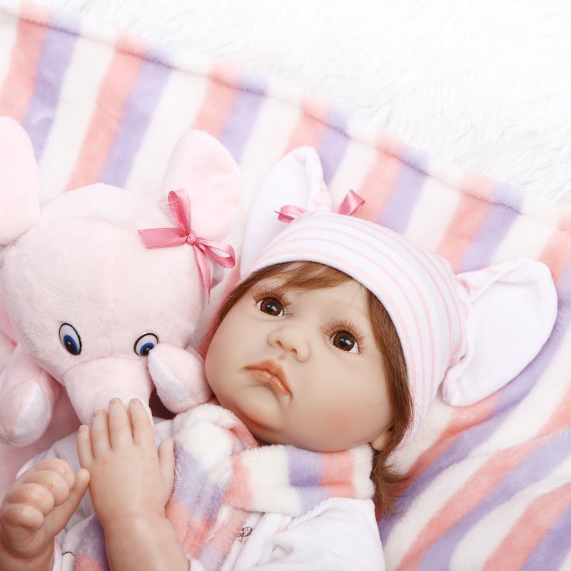 Comercio exterior transfronterizo Comercio electrónico Venta caliente simulación bebé muñeca Lindo juego casa bebé juguete niña regalo