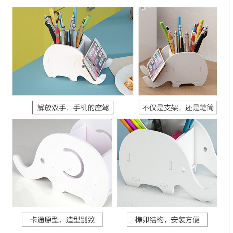 Titular de la pluma creativa moda lindo titular de teléfono móvil oficina multifuncional estudiante de dibujos animados titular de la pluma decoración personalizada