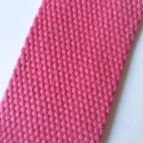 Special white color plain jacquard webbing for canvas bags Yoga belt 2.5/3.8CM thickened cotton webbing