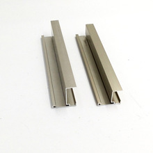 卫生间隔断门挡边条门边铝型材拉丝公共卫生间边条门挡铝材配件