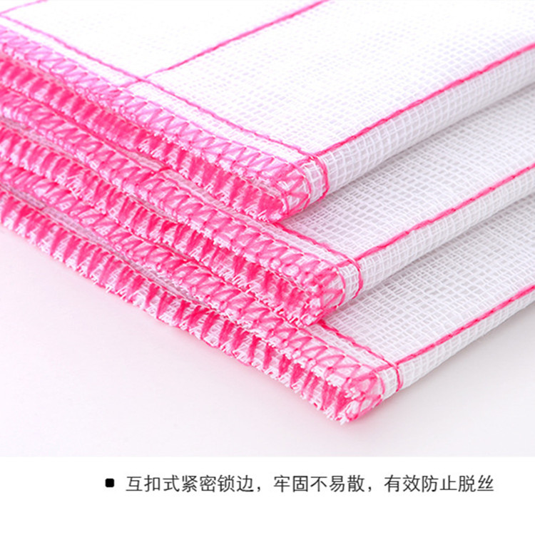 Suministro de fábrica antiadherente aceite hilo de algodón plato toalla engrosada absorbente limpieza estropajo mantel Toalla de trapo en stock