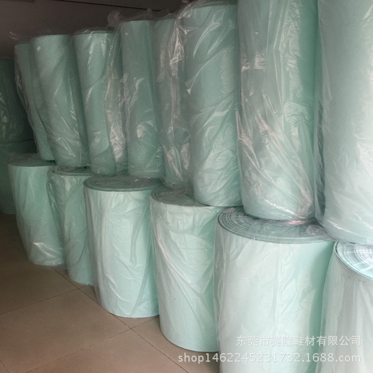 现货3MM 4MM 6MM水青色 绿色EVA泡绵  30-35度  25-30度RB料卷材