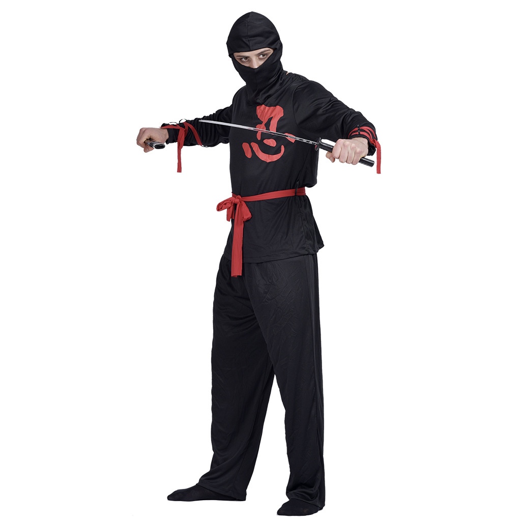 La fábrica de suministro transfronterizo de Halloween Ninja Cosplay ropa de suministro directo de fábrica se puede personalizar