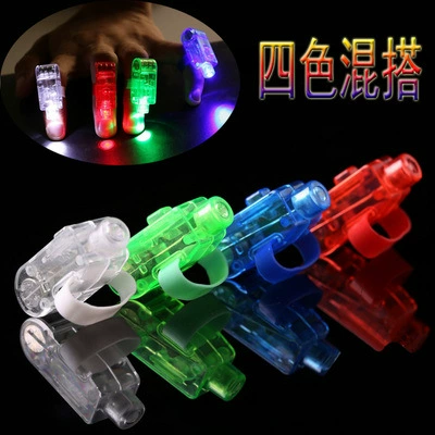 Светящиеся игрушки светодиодные кольцевые светильники проекция палец свет сашими огни декоративные огни детские маленькие подарки