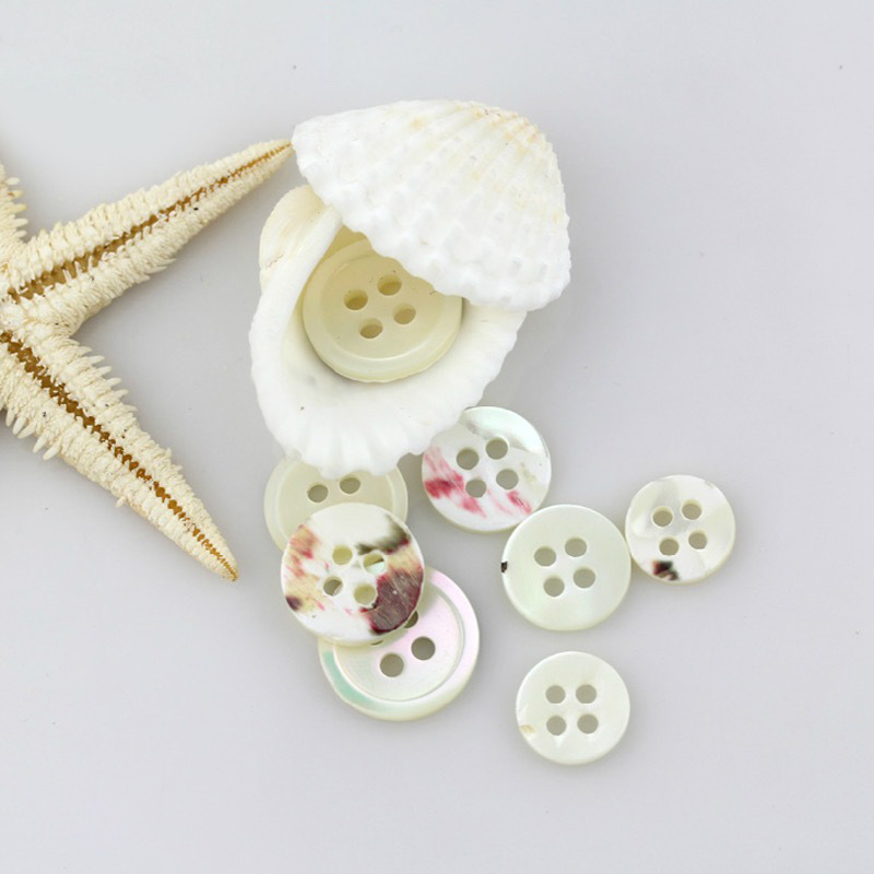 宽边纽扣 塔螺 贝壳钮扣 丝绸衬衫开衫长短袖T恤羊绒衫扣子