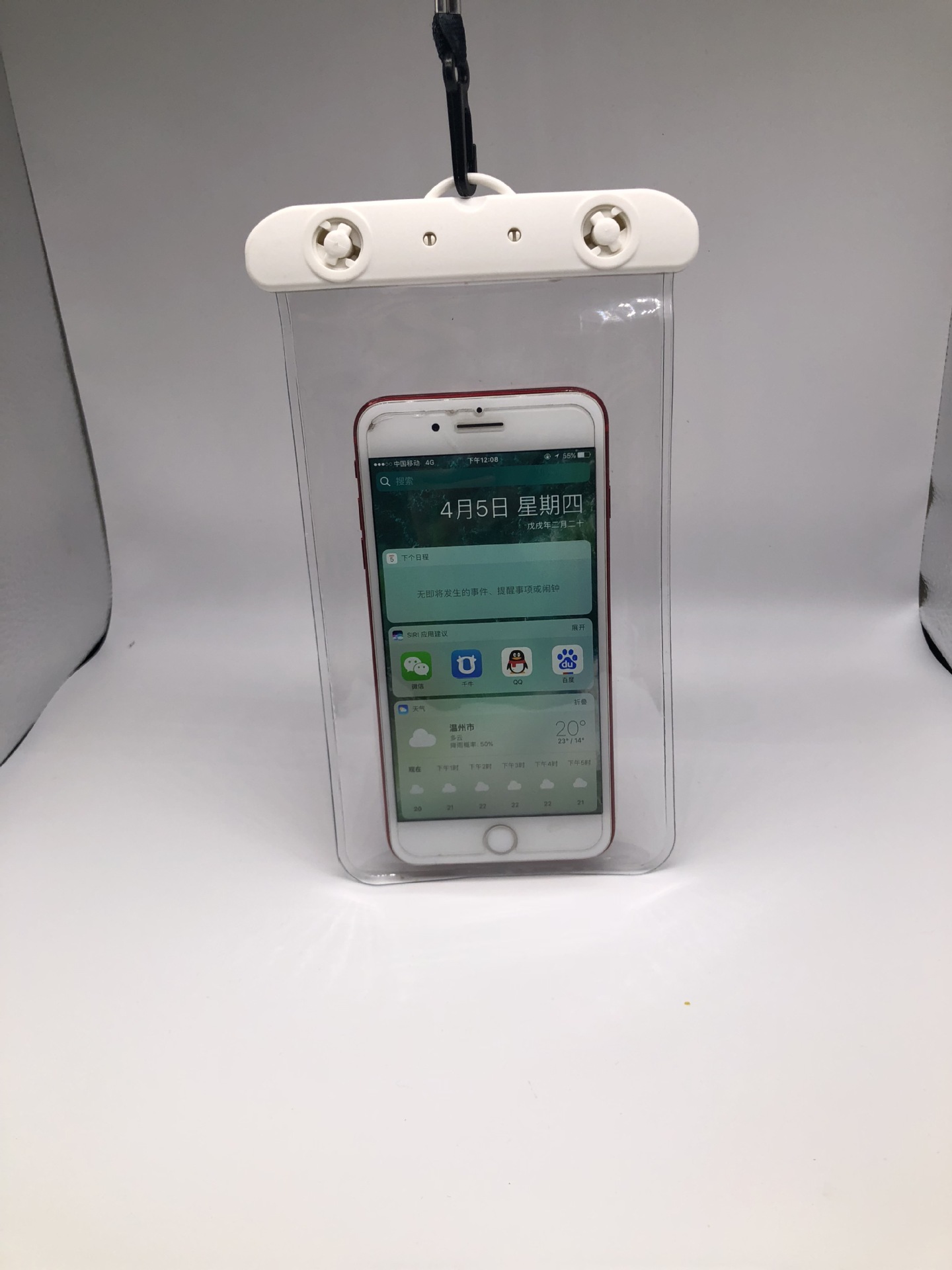 투명 클립 화이트 11.8*22.8