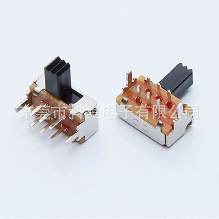 SK-22D12  卧式拨动开关 2P2T