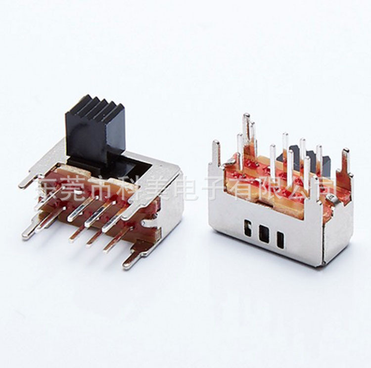 SK-23D29  卧式拨动开关 2P3T