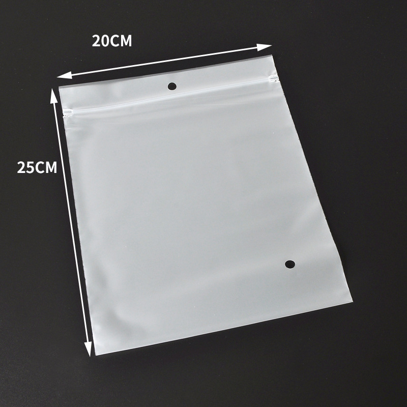 厂家直销塑料服装包装袋eva磨砂自封袋现货